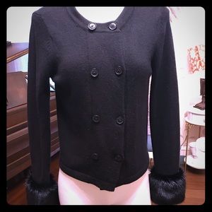 Banana Republic wool blend double breasted sweater